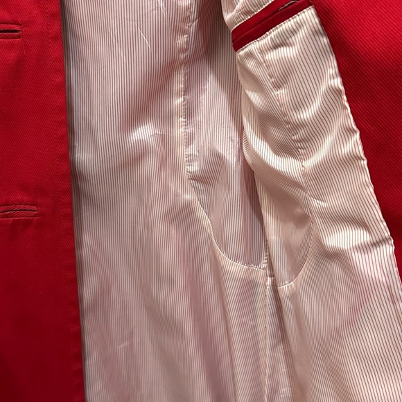 099 H&M | NWOT Vibrant Red Trench Coat - Stylish & Elegant (Size 8) - Picture 9 of 15